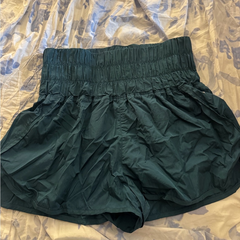 Free People Movement Green Shorts